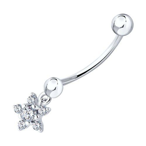 Пирсинг Diamant,  серебро 925 проба