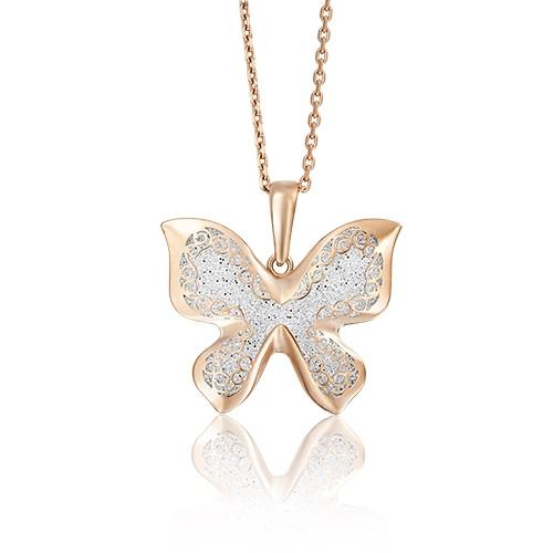 Подвеска декоративная Platina Jewellery, красное золото 585 проба, вставка эмаль
