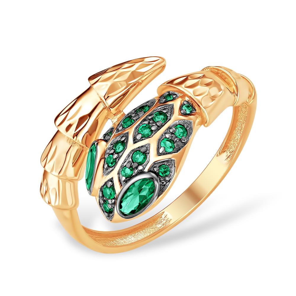 Кольцо декоративное 7 Карат, красное золото 585 проба, вставка фианит (7 Карат, Беларусь)