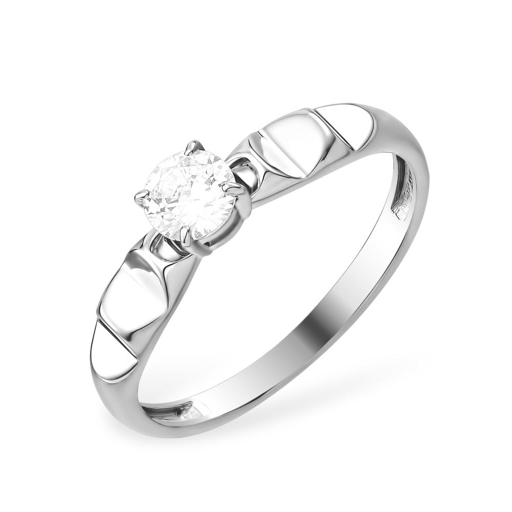 Кольцо помолвочное 7 Карат, белое серебро 925 проба, вставка фианит (7 Карат, Беларусь)