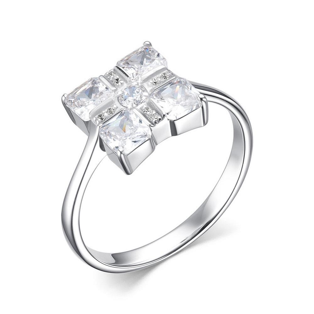 Кольцо декоративное,  серебро 925 проба, вставка фианит (Россия)