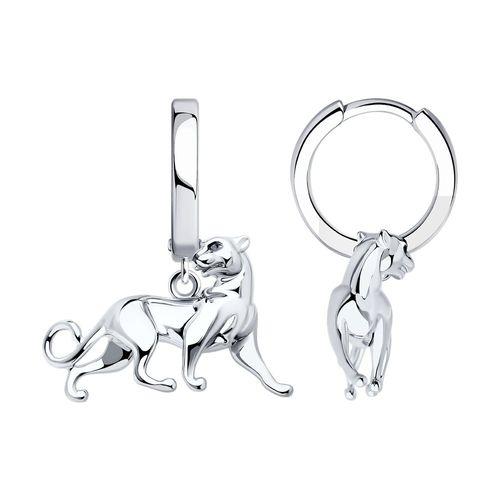 Серьги длинные SOKOLOV,  серебро 925 проба (SOKOLOV, Россия)