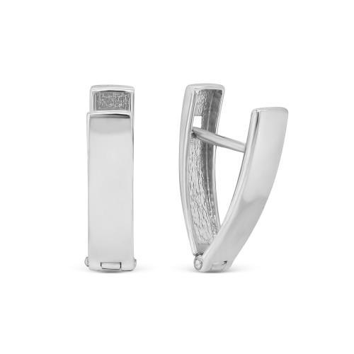 Серьги с английским замком Серебро России,  серебро 925 проба (Серебро России, Россия)