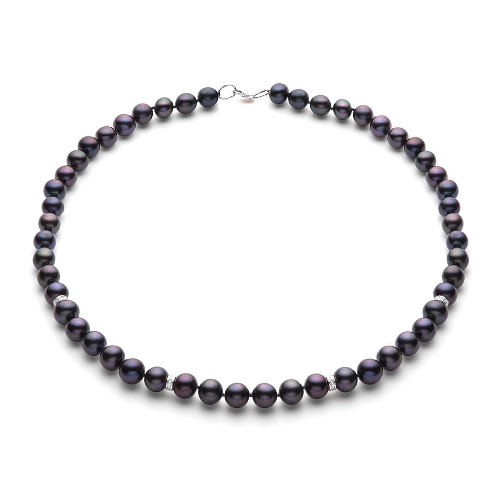 Бусы DE FLEUR,  серебро 925 проба, вставка жемчуг