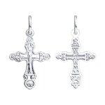 Подвеска крест православный SOKOLOV,  серебро 925 проба (SOKOLOV, Россия)