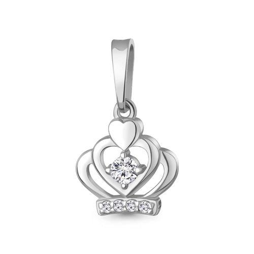 Подвеска декоративная Aquamarine,  серебро 925 проба, вставка фианит (Aquamarine, Россия)