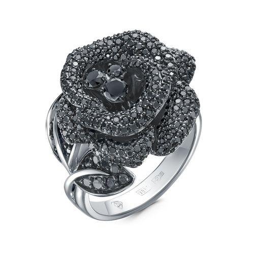 Кольцо декоративное RoseGrace, белое золото 585 проба, вставка бриллиант