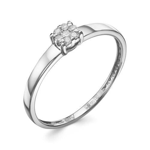 Кольцо помолвочное ИМПЕРИАЛ, белое золото 585 проба, вставка бриллиант (ИМПЕРИАЛ, Россия)