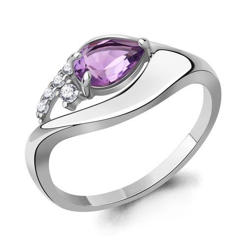 Кольцо декоративное Aquamarine,  серебро 925 проба, вставка фианит (Aquamarine, Россия)