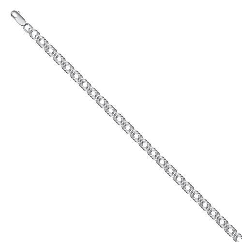 Браслет классический Красцветмет, плетение "Ромб тройной",  серебро 925 проба (Красцветмет, Россия)