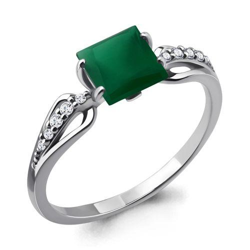 Кольцо декоративное Aquamarine,  серебро 925 проба, вставка фианит (Aquamarine, Россия)