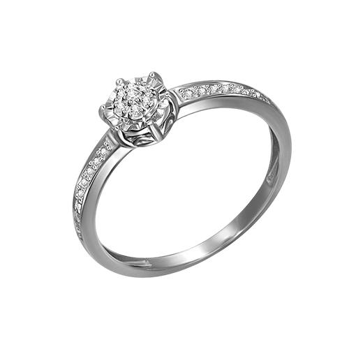 Кольцо помолвочное 7 Карат, белое золото 585 проба, вставка бриллиант (7 Карат, Беларусь)