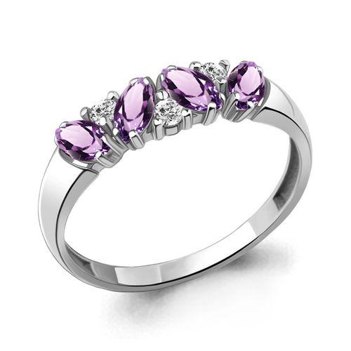 Кольцо декоративное Aquamarine,  серебро 925 проба, вставка фианит (Aquamarine, Россия)