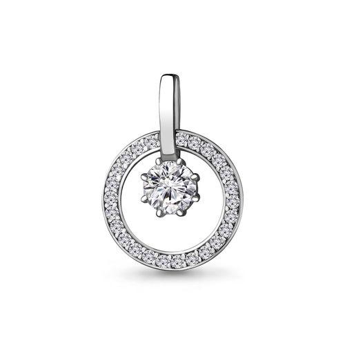 Подвеска декоративная Aquamarine,  серебро 925 проба, вставка фианит (Aquamarine, Россия)