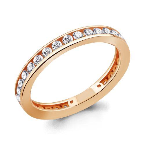 Кольцо декоративное Aquamarine,  серебро 925 проба, вставка фианит