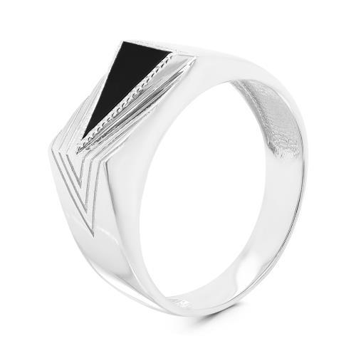 Кольцо печатка Серебро России, серебро 925 проба, вставка оникс (Серебро России, Россия) — от 209.17 руб. в сети магазинов 7 карат забронировать в магазине Кольцо печатка Серебро России, серебро 925 проба, вставка оникс