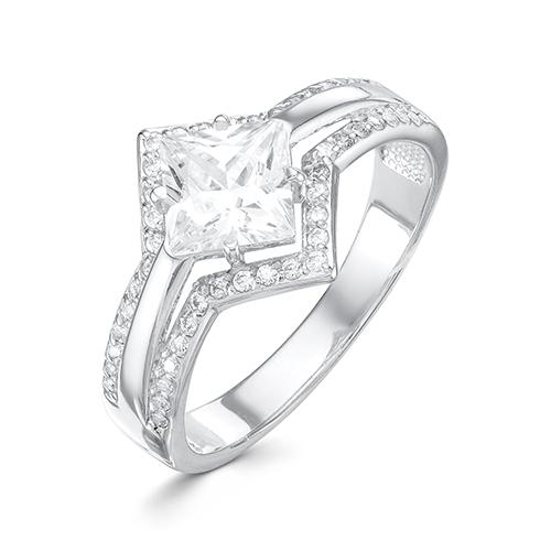 Кольцо декоративное Zlato,  серебро 925 проба, вставка фианит (Zlato, Россия)