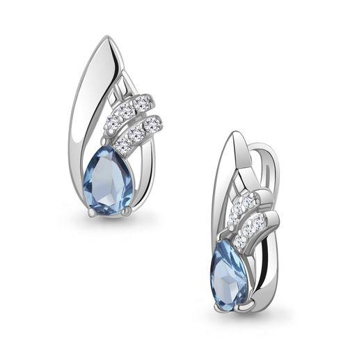 Подвеска декоративная Aquamarine,  серебро 925 проба, вставка фианит