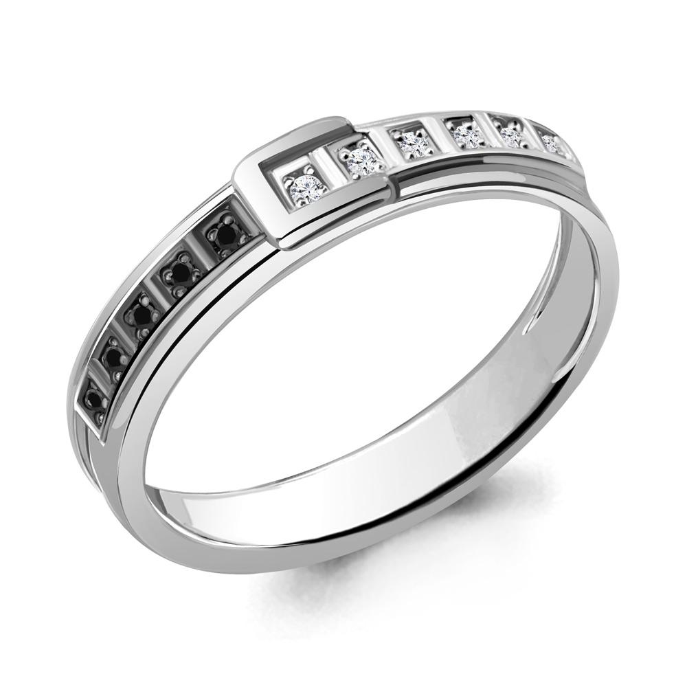 Кольцо декоративное Aquamarine, белое золото 585 проба, вставка бриллиант (Aquamarine, Россия)
