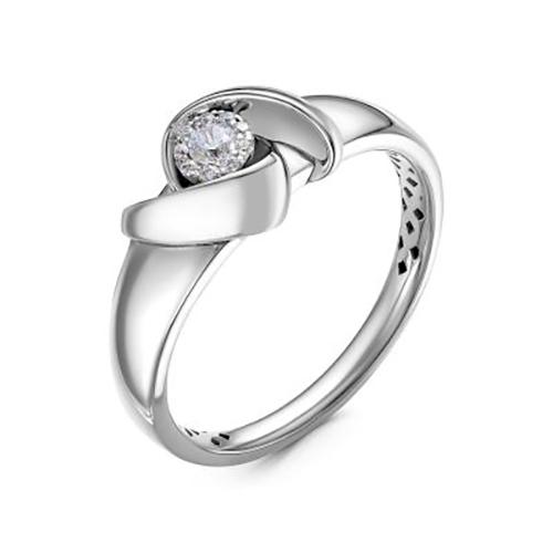 Кольцо помолвочное RoseGrace, белое золото 585 проба, вставка бриллиант (RoseGrace, Россия)