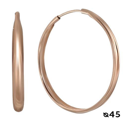 Серьги конго, красное золото 585 проба (Беларусь) — от 2262.68 руб. в сети магазинов 7 карат забронировать в магазине Серьги конго, красное золото 585 проба