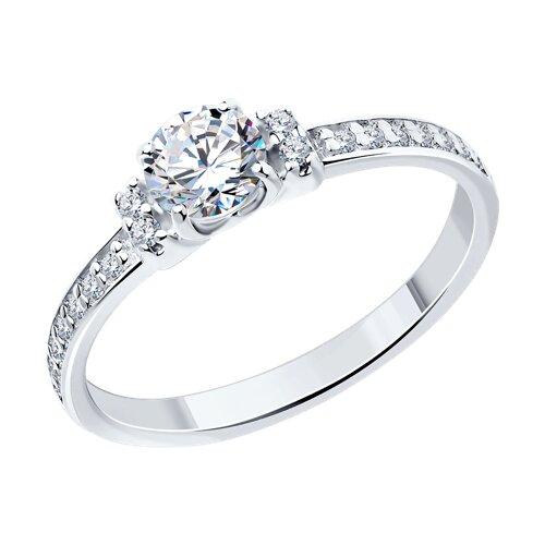 Кольцо помолвочное Diamant,  серебро 925 проба, вставка фианит (Diamant, Россия)