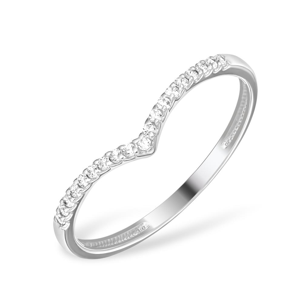 Кольцо дорожка 7 Карат, белое серебро 925 проба, вставка фианит (7 Карат, Беларусь)