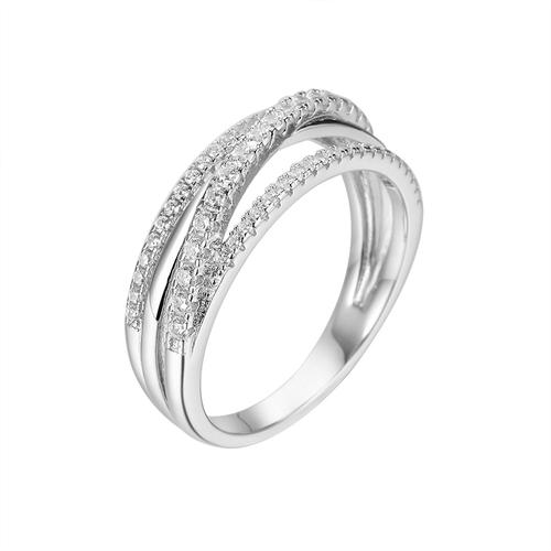 Кольцо декоративное Fresh Jewellery,  серебро 925 проба, вставка цирконий (Fresh Jewellery, Россия)