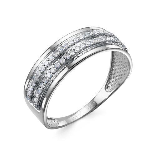 Кольцо декоративное ИМПЕРИАЛ, белое золото 585 проба, вставка бриллиант (ИМПЕРИАЛ, Россия)