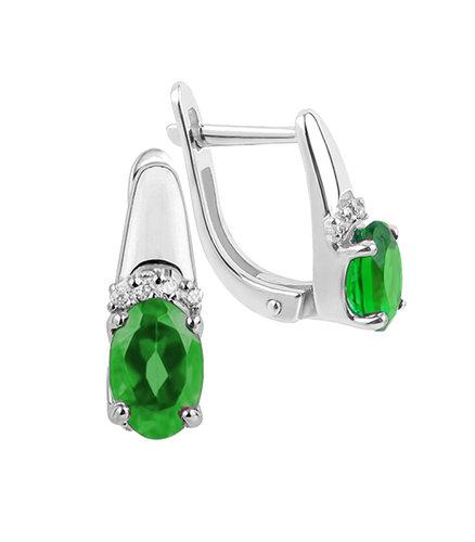 Серьги с английским замком СБ Золото,  серебро 925 проба (СБ Золото, Россия)