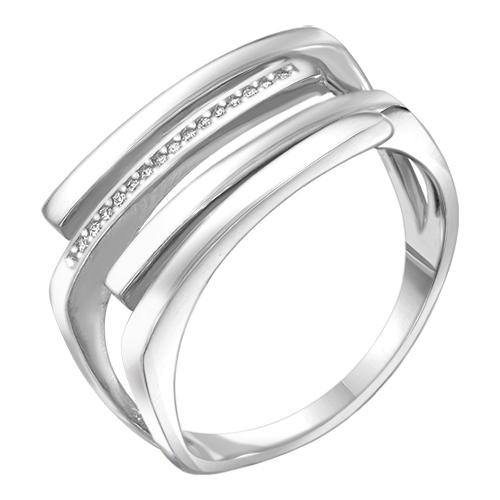 Кольцо декоративное BIRYUZA,  серебро 925 проба, вставка цирконий (BIRYUZA, Россия)