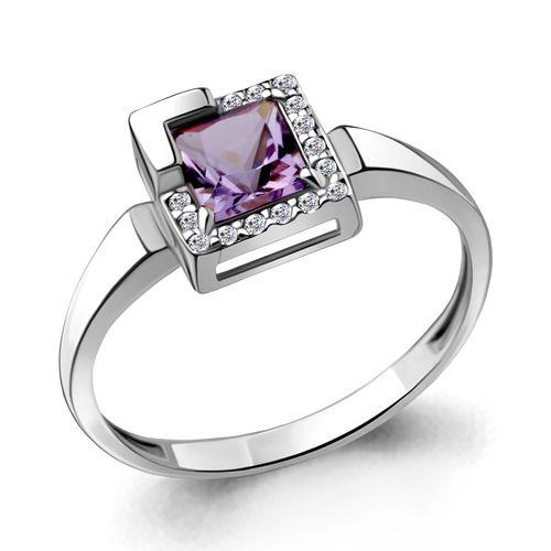 Кольцо декоративное Aquamarine,  серебро 925 проба, вставка фианит