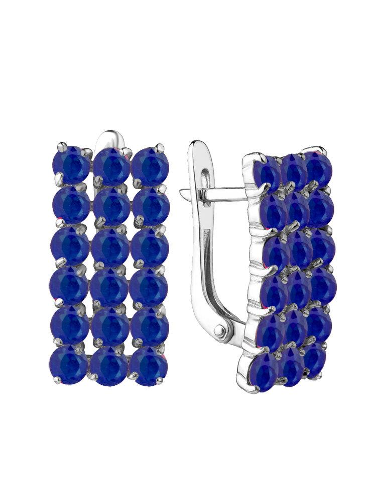 Серьги с английским замком СБ Золото,  серебро 925 проба (СБ Золото, Россия)