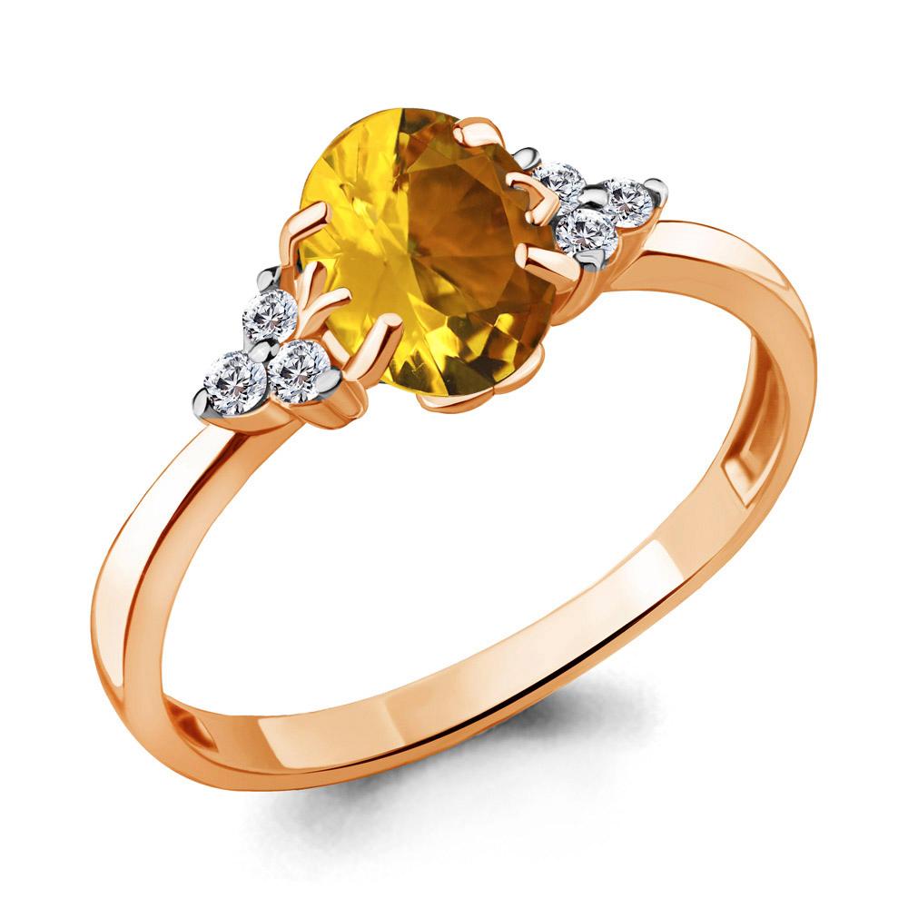 Кольцо декоративное Aquamarine,  серебро 925 проба, вставка фианит