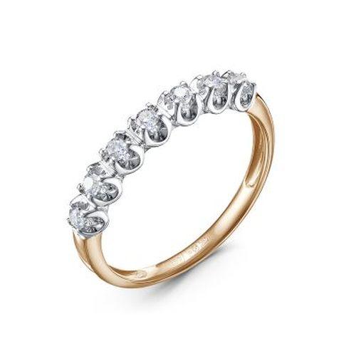 Кольцо декоративное RoseGrace, красное золото 585 проба, вставка бриллиант (RoseGrace, Россия)