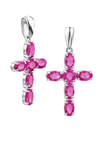 Подвеска крест декоративный СБ Золото,  серебро 925 проба (СБ Золото, Россия)