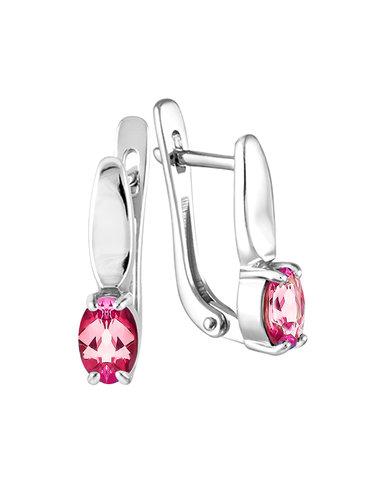 Серьги с английским замком СБ Золото,  серебро 925 проба (СБ Золото, Россия)