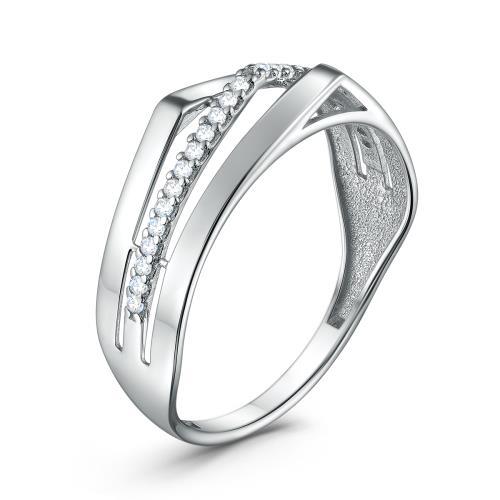 Кольцо декоративное Серебро России,  серебро 925 проба, вставка фианит (Серебро России, Россия)