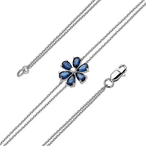 Браслет декоративный LUCKY DIAMOND, белое золото 585 проба, вставка бриллиант (LUCKY DIAMOND, Россия)