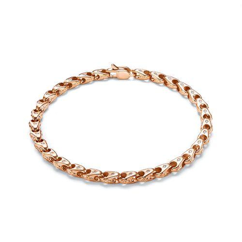 Браслет декоративный 7 Карат, красное золото 585 проба, вставка фианит (7 Карат, Беларусь)