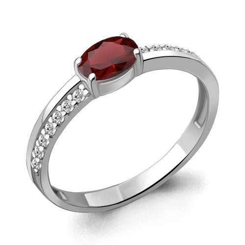 Кольцо декоративное Aquamarine,  серебро 925 проба, вставка фианит