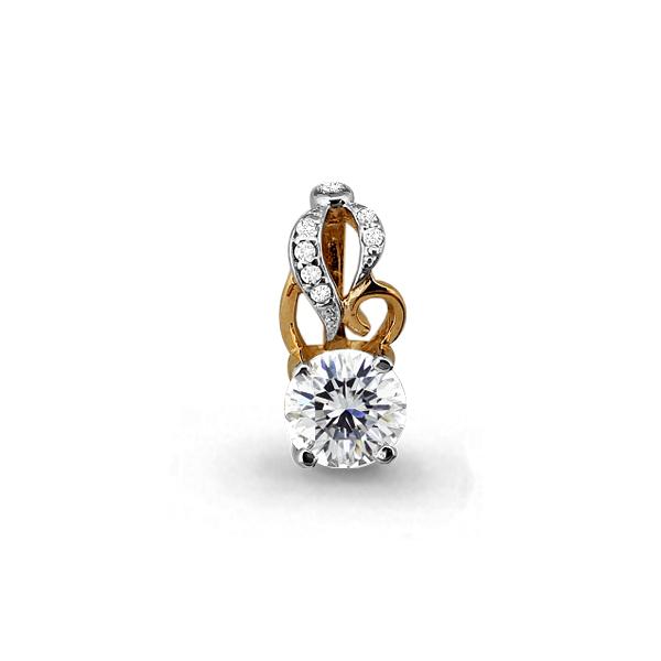 Подвеска декоративная Aquamarine, красное золото 585 проба, вставка фианит (Aquamarine, Россия)