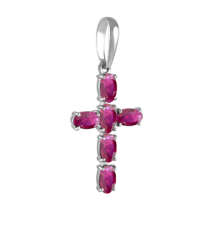 Подвеска крест декоративный,  серебро 925 проба (Россия)