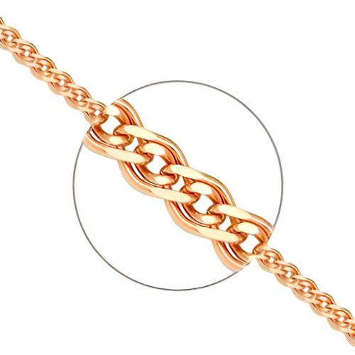 Браслет классический Karatov, плетение "Нона",  золото 585 проба (Karatov, Россия)