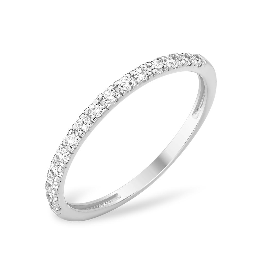 Кольцо дорожка 7 Карат, белое серебро 925 проба, вставка фианит (7 Карат, Беларусь)