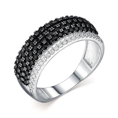 Кольцо декоративное,  серебро 925 проба, вставка фианит (Россия)