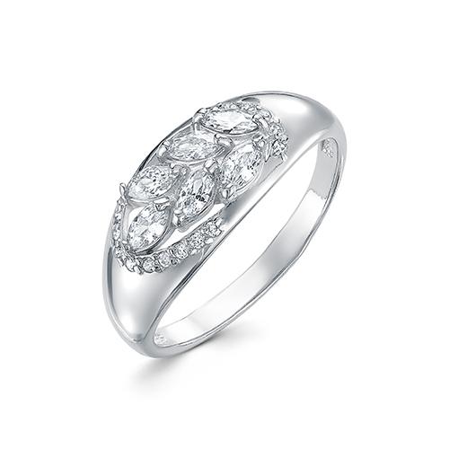 Кольцо декоративное Zlato,  серебро 925 проба, вставка фианит (Zlato, Россия)