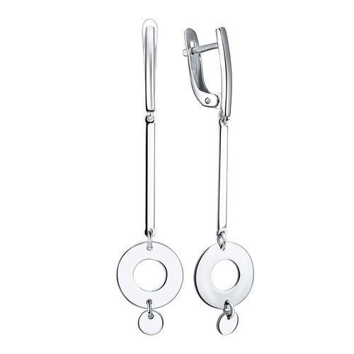 Серьги длинные TALANT,  серебро 925 проба