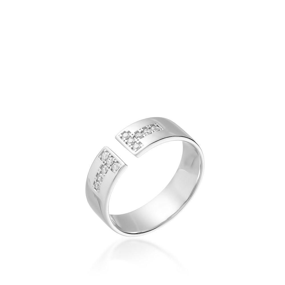 Кольцо декоративное,  серебро 925 проба, вставка фианит (прочее, Украина)