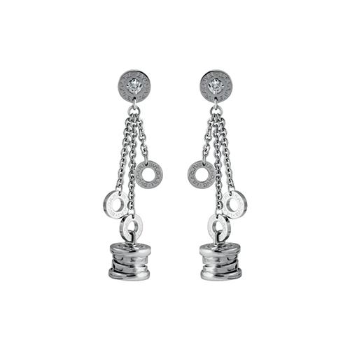 Серьги длинные,  золото 750 проба